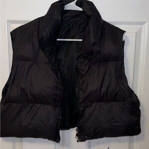 Black Puffer Vest